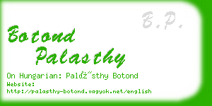 botond palasthy business card